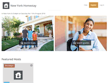 Tablet Screenshot of newyorkhomestay.org